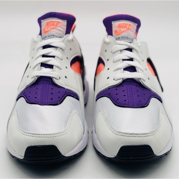 NEW Nike Air Huarache Bright Mango Black White DD1068-101 Men’s Size Multi - Picture 2 of 6